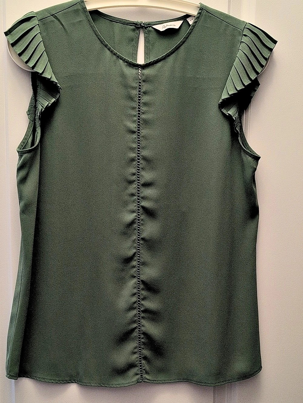 Petite Womenswear Ruffle Sleeve Blouse